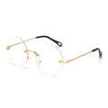 2019 Funky Flower Frames Optical Glass Retro Round Transparent Glasses